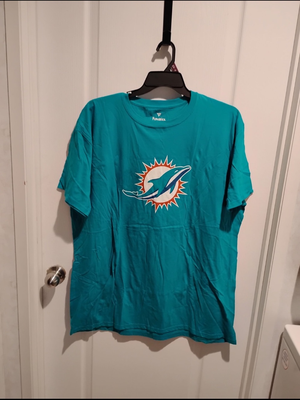 Fanatics Teal Miami Dolphins Logo Men's T-Shirt